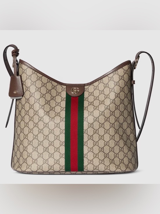 Gucci Handbags - Gucci Ophidia GG emblem w web large bag NEW ❌❌SOLD ❌❌